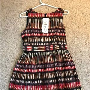 NWT SAKS Wren African Print Mini Dress